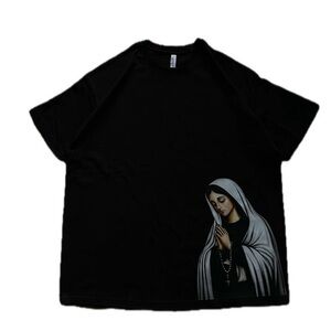 Black Virgin Marry T shirt